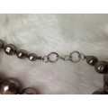 Necklace - MINK  Graduating Pearls Simulated LOOK At My BUY NOW LISTINGS NO WAITING