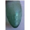 c1880*Rare*Torpedo Aqua dig bottle Embossed Text*The Pure Water Co Battersea London*