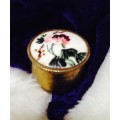 **EXCEPTIONAL**PILL BOX Enamel Interior Padded LOOK At My BUY NOW NOW LISTINGS NO WAITING