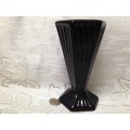 VASE CERAMIC Stylized by Hexagonal and Verticle Rib LOOK At My BUY NOW LISTINGS NO WAITING