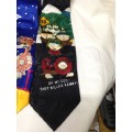 4 TIES 3 GOLD CITY SILK & 1 LOONEY TUNES Polyester LOOK At My BUY NOW LISTINGS NO WAITING