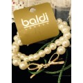 Bracelets  - BALDI LONDON* Pearls faux still on Original paper holders
