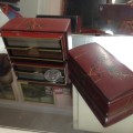 Box - Wood Oriental Decor +* 2 PACKS OLD PLAYING cards 2 Assorted LOOK At My BUY NOWitemsNO WAITING