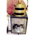 Lamp Metal Glass - Wall Sconce Carriage style * LooKatMyBUY NOW*NO WAITING*GREAT COUNTRY HOME DECOR