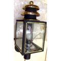 Lamp Metal Glass - Wall Sconce Carriage style * LooKatMyBUY NOW*NO WAITING*GREAT COUNTRY HOME DECOR