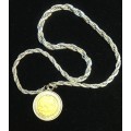 Necklace - Rope CHAIN - Silver tone metal