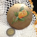 Compact make` IRIS`Orange Rose Mirror catch working LOOK At All My BUY NOW listings NO WAITING
