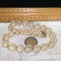 Necklace 1950,s Clear Bubble Plastic Beads + spacers LOOK At My BUY NOW LISTINGS NO WAITING