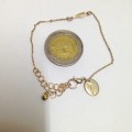 LOVISA - Bracelet stamped LOVISA rise gold