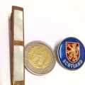 Tie Bar Clip MetalMotherOfPearl Scotland brooch *GREAT COUNTRY HOME DECORLookatmyBUYNOWitemNOWAITING