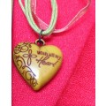 Pendant Lucite pendant  Psalm from Luke on ribbon+thing LOOK At All My BUY NOW LISTINGS NO WAITING