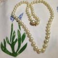 Necklace 1970,s Pearls-faux*GREAT COUNTRY HOME DECOR*L@@KatMyBUY NOW *NO WATIING