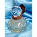 Dump Bottle of the 19th Century` BOTTLES *Glass Inkwell has rusted LIFT UP lid with hole in