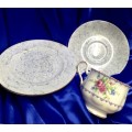 Royal Albert mix Petit cup Gossamer saucer+cake SIDE plateLOOK at My *BUY NOW listings NO WAITING