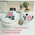Barvaria Perfume +Trinket box Ceramic Vanity Dressing table LOOK at All My BUY NOW Listings NO