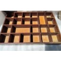 PRINTER TRAY- 22 spaces OLD WOOD SHOWS WARE* LOOK At My BUY NOW LISTINGS NO WAITING