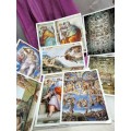 9  *Italy POST CARDS famous  Artists Paintings LOOK At My BUY NOW LISTINGS NO WAITING