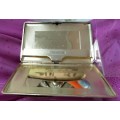 Cigarette Case Kincraft Mirror finish inside LOOK At My BUY NOW LISTINGS NO WAITING