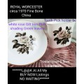 3  PIN Trays*Royal Doulton*Tuscan*Royal Worcester+2 Tooth Pick Holders*LOOK At My BUY NOW*NO WAITING