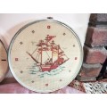 2 Metal tapestry rings 28cm tapestrys Sail ship other Manchester United