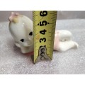 Piano baby figurine reclining crazing*Look At My BUY NOW Listing*NO WAITING