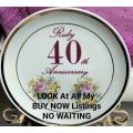 1 Continental SA Anniversary Ruby 40th bid per each one available 2