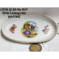 stamped LIMOGES France   courting couple Trinket PIN trays*Look At My BUY NOW Listing*NO WAITING