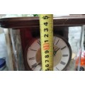 Blessing CLOCK in wood case *battery operated clock no mecanism bottom part works*NOTE COLLECT ONLY