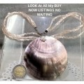 Necklace -STATEMENT MOTHER of Pearl Pendant beads Sea OrLOOK at My BUY NOW Listings NO WAITING