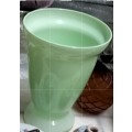 Vase Glass Green*Flowers not included* LOOK At My BUY NOW listings NO WAITING