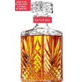 DECANTER +Stopper Crystal cut diamond + furn base stamp ITALY 5*LOOK At My BUY Listings NO WAITING