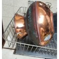 COPPER VASE*!GORGEOUS!!*Distressed Patina - dings No handle LOOK At My BUY NOW LISTINGS NO WAITING