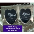 Photo Frame x 2 -Design double heart cutouts 1 missing back standLOOK At My BUY NOW items NO WAITING