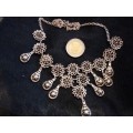 Necklace - FILIGREE Multiple Dangle Charms LOOK At My BUY NOW LISTINGS NO WAITING