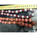 Necklace 2 wood beads on thong LOOK At My BUY NOW LISTINGS NO WAITING