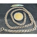 Vintage*HALLMARK 925 SILVER CHAIN 17grams+STG BROOCH 2grams READ LOOK At My BUY NOW ITEMS NO WAITING