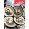 Bid on each WALL-PLATES RING Back to HANG Available 4 designs LOOK At My BUY NOW LISTINGS NO WAITING