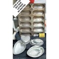 Baking tins- ACME Eclair lady finger2heart2 fish Mould Aluminium LOOK at My BUY NOW items NO WAITING