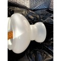 Oil Lamp shade Glass -1 EXCEPTIONAL!!Oil  Vintage White   LOOK At My BUY NOW LISTINGS NO WAITING