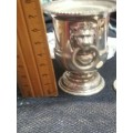 Vase - Posy Urn*Viners  Sheffield Silver *2 Lion heads side LOOK At My BUY NOW items NO WAITING
