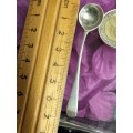STERLING Silver SALT Spoon  small Spoon salt or snow powder LOOK At My BUY NOW items NO WAITING