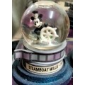 Triple Mickey Mouse Snow globe*Fantasia*SteamBoat*The Band Concert LOOK atMy BUY NOW itemsNO WAITING