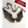NECKLACE- WINGS Egyptian Goddess wings replica revival style