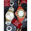 1 SWATCH AG 2007 Swarovski Crystals+1QUARTZ Pre-owned NotTestedLOOK At My BUY NOW NO WAITING