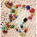 Necklace Murano Multi Colours + Shapes + Sizes