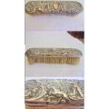 1906 BRUSH - 1 *Sterling Silver Hallmark G+S Co *Top Embossed Intricate design