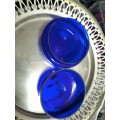 Glass Box+Lid -Vanity Dressing Table decor Powder/Trinket Bristol blueLOOK at My BUY NOW *NO WAITING