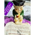 Toby Jug - TONY WOOD Studio artist signed certificate of authenticity