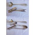 STERLING SILVER Asparagus Tongs+ Spoon DUBLIN 1824 Hallmarked LOOK At My BUY NOW listings NO WAITING
