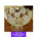 Satin Tulip Vase Clear Frosted*Crystal   !!!!GREAT COUNTRY HOME DECOR!!